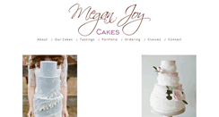 Desktop Screenshot of meganjoycakes.com